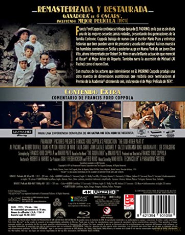 Ojciec chrzestny II (steelbook) [Blu-Ray 4K]