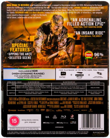 Sisu: Road to Revenge (Sisu: Droga do zemsty) (steelbook) [Blu-Ray 4K]+[Blu-Ray]