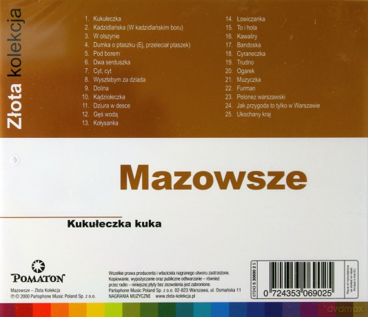 Zespół Pieśni i Tańca Mazowsze: Złota Kolekcja [CD]