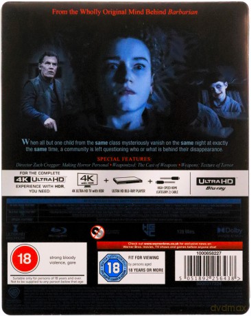 Zniknięcia (steelbook) [Blu-Ray 4K]+[Blu-Ray]