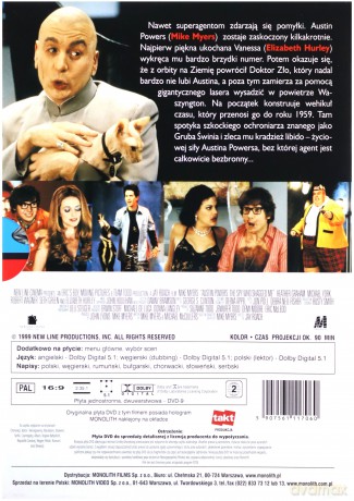 Austin Powers: Szpieg, który nie umiera nigdy [DVD]