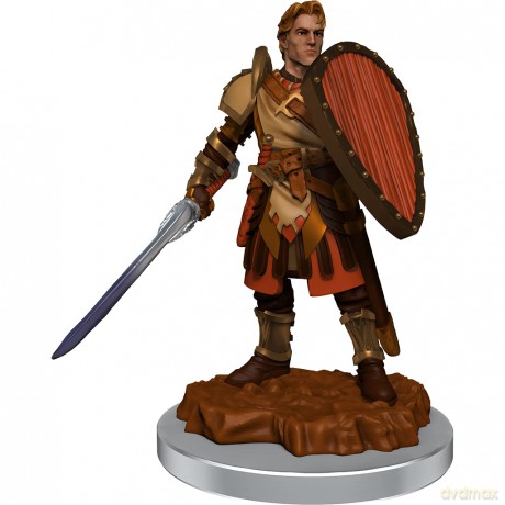 D&D Nolzur's Marvelous Miniatures Unpainted Miniatures 2-Pack Human Fighters