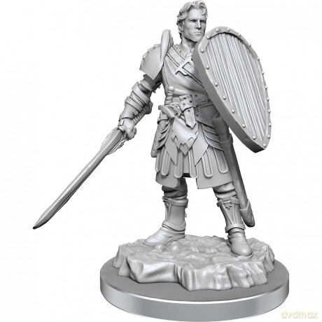 D&D Nolzur's Marvelous Miniatures Unpainted Miniatures 2-Pack Human Fighters
