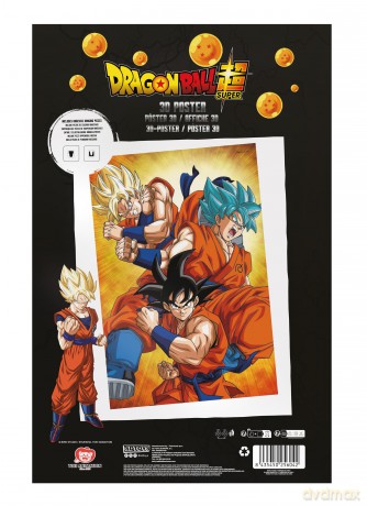 Dragon Ball Super 3D Poster Champa Goku 38 x 58 cm