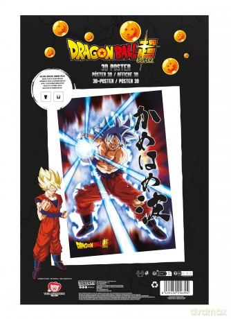 Dragon Ball Super 3D Poster Survival Goku 38 x 58 cm