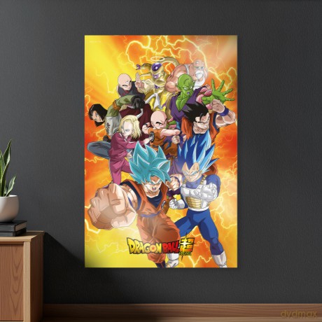 Dragon Ball Super 3D Poster Survival Heroes 38 x 58 cm