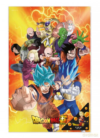 Dragon Ball Super 3D Poster Survival Heroes 38 x 58 cm