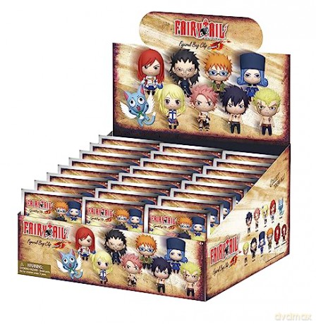 Fairy Tail 3D Foam Bag Clips Serie 1 Display (24)