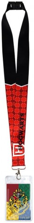 Harry Potter Deluxe Lanyard with Card Holder Hogwarts Crest