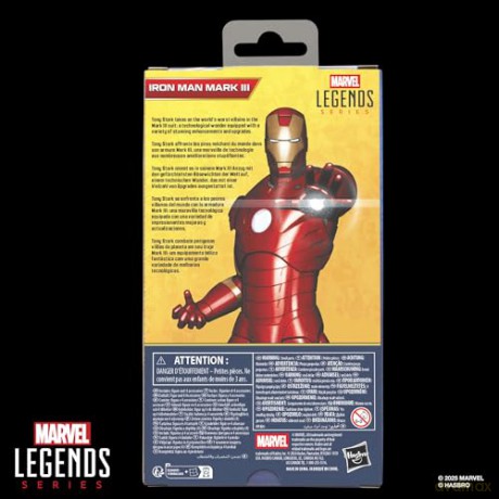 Iron Man Marvel Legends Series Action Figure Iron Man Mark III 15 cm
