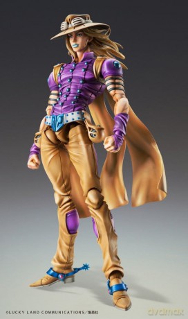 JoJo's Bizarre Adventure Part 7: Steel Ball Run Super Action Action Figure Chozokado Gyro Zeppeli Ver.1.5 16 cm