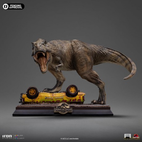 Jurassic Park Icons Statue T-Rex Attack 15 cm