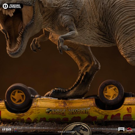 Jurassic Park Icons Statue T-Rex Attack 15 cm
