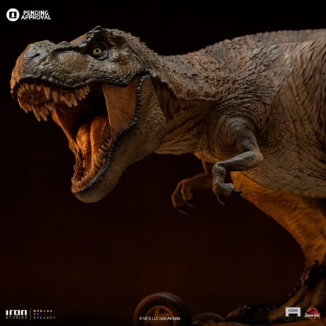 Jurassic Park Icons Statue T-Rex Attack 15 cm