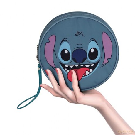 Lilo & Stitch Jumbo Toiletry Bag Face Blue