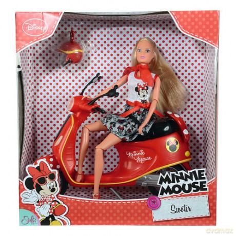 STEFFI Minnie M, Lalka na Skuterze [ZABAWKA]