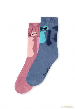 Lilo & Stitch Socks Let's Hold Hands 39-42