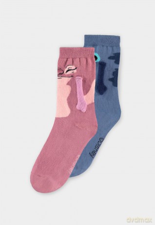 Lilo & Stitch Socks Let's Hold Hands 39-42