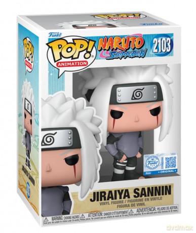 Naruto Shippuden POP! Animation Vinyl Figure Jiraiya Sannin 9 cm