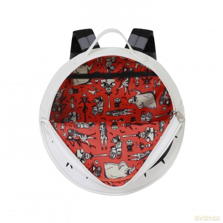 Nightmare before Christmas Round Shoulder Backpack Bone