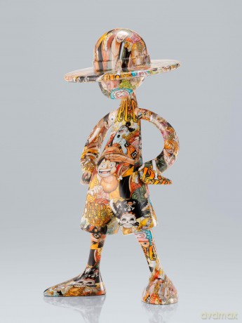 One Piece 1000 Logs Anniversary Luffy's ArtCanvas Figure 1/8 Luffy 22 cm