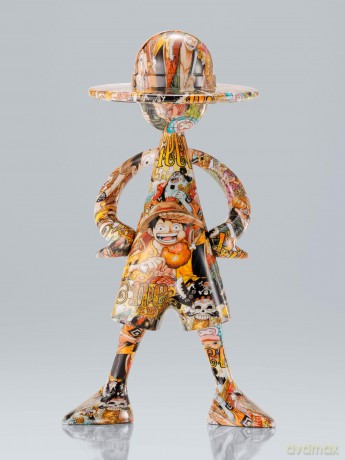 One Piece 1000 Logs Anniversary Luffy's ArtCanvas Figure 1/8 Luffy 22 cm