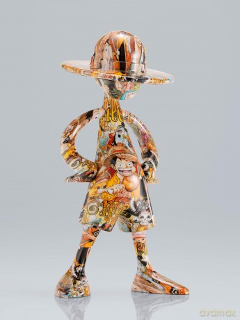 One Piece 1000 Logs Anniversary Luffy's ArtCanvas Figure 1/8 Luffy 22 cm
