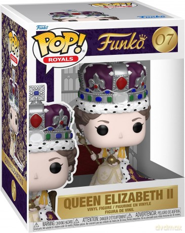 Queen Elizabeth II POP! Premium Vinyl Figure 100th- Queen Elizabeth II (Coronation) 9 cm