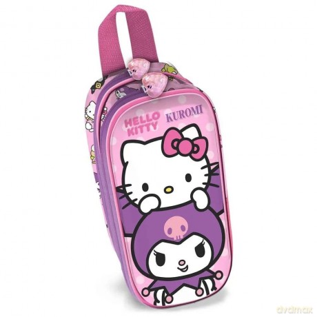 Sanrio 3D Double Pencil case Hello Kitty Playful Pink