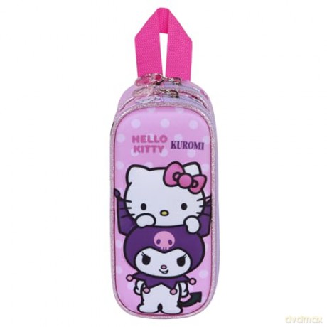 Sanrio 3D Double Pencil case Hello Kitty Playful Pink