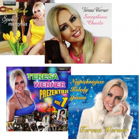 Teresa Werner: Spełnić Marzenia / Szczęśliwe Chwile / Prezentuje vol. 1 / Śpiewa najpiękniejsze kolędy Pakiet [4CD]