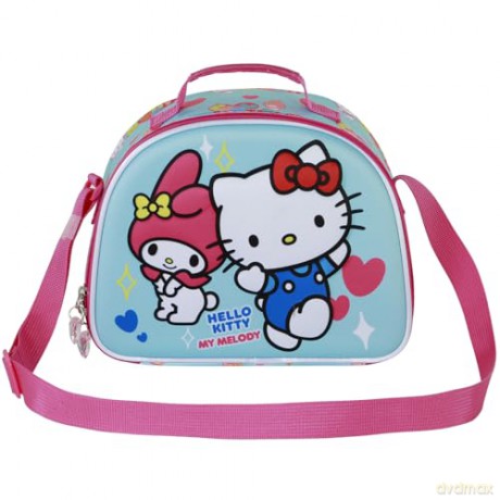 Sanrio 3D Lunch Bag Hello Kitty Friendship Blue