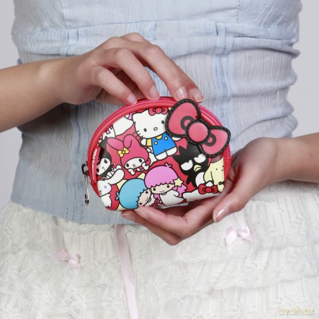 Sanrio Casual Oval Coin Purse Hello Kitty Friends Multicolour