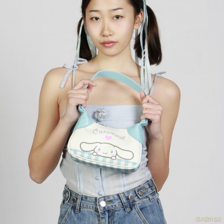 Sanrio Fancy Casual Handbag Cinnamoroll Vichy Multicolour