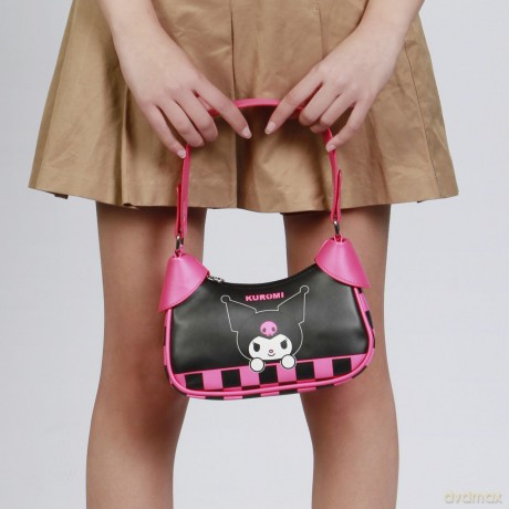 Sanrio Fancy Casual Handbag Kuromi Chess Multicolour