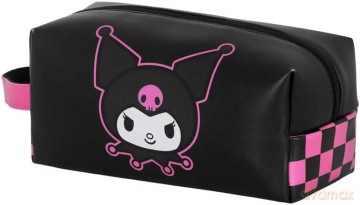 Sanrio Plus Brick Travel Toiletry Bag Kuromi Chess Multicolour