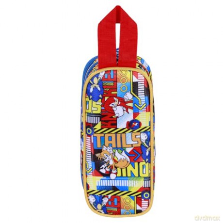 Sonic - The Hedgehog 3D Double Pencil case SEGA Unstoppable Blue