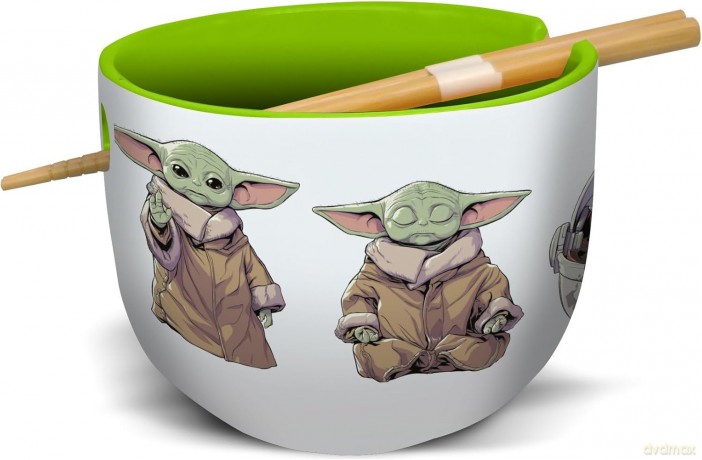 Star Wars: The Mandalorian Miska do Ramen z pałeczkami Grogu