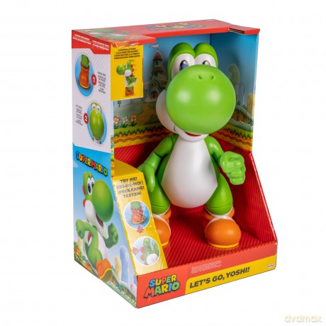 Super Mario Talking Action Figure Let's Go! Yoshi! 36 cm