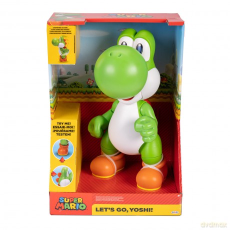 Super Mario Talking Action Figure Let's Go! Yoshi! 36 cm