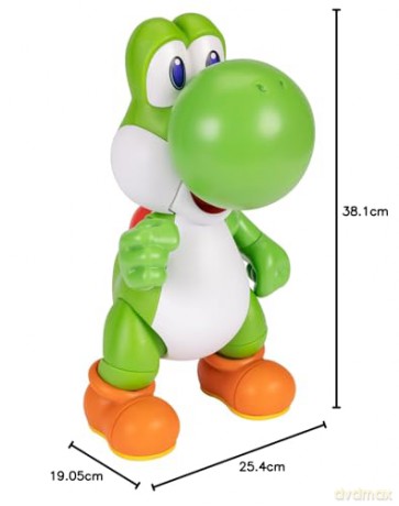 Super Mario Talking Action Figure Let's Go! Yoshi! 36 cm