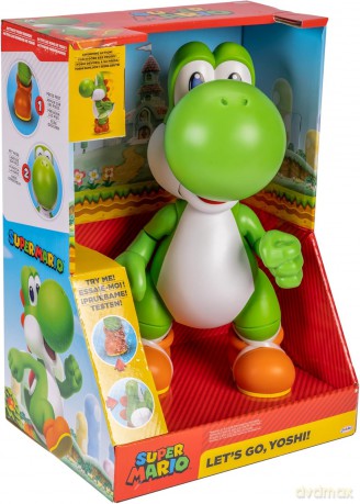 Super Mario Talking Action Figure Let's Go! Yoshi! 36 cm