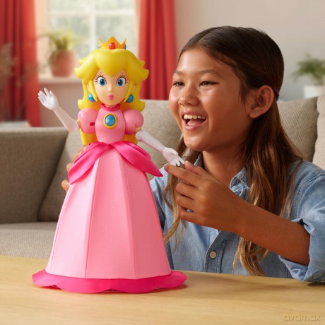 Super Mario Talking Action Figure Yours Truly Princess Peach 36 cm