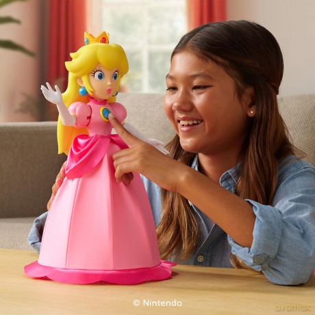 Super Mario Talking Action Figure Yours Truly Princess Peach 36 cm