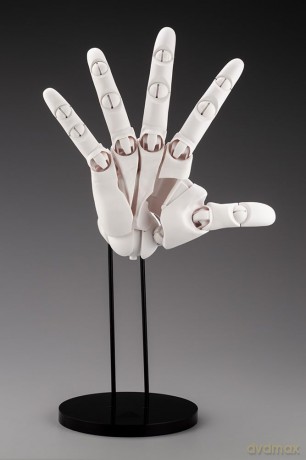 Takahiro Kagami PVC Artist Support Item Hand 1/1 Model/R White 21 cm
