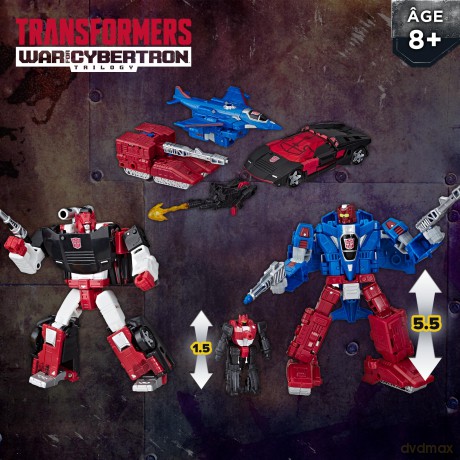 Transformers Generations War for Cybertron: Siege Action Figure 3-Pack Autobot Alphastrike Counterforce