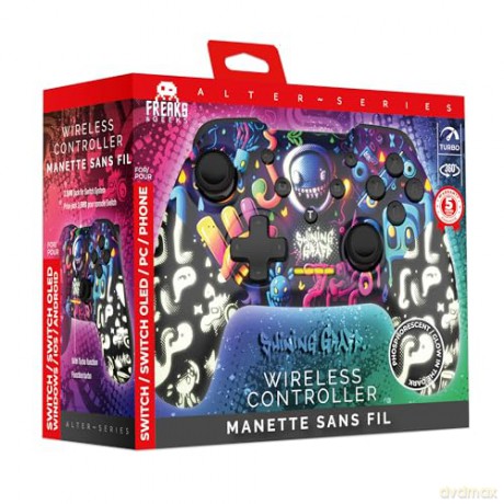 Freaks And Geeks - Shining Graff Wireless Controller - Switch/PC (Glow in the Dark Paint)