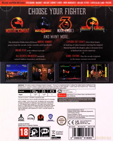 Mortal Kombat: Legacy Kollection (Deluxe Edition) [GRA SWITCH 2]