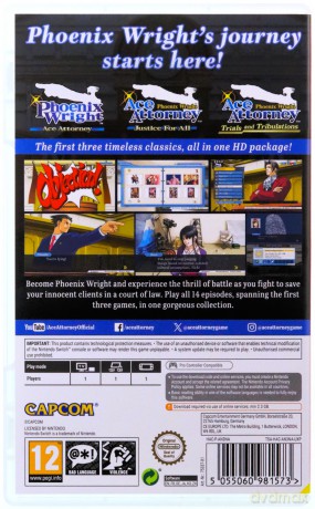 Phoenix Wright Ace Attorney Trilogy (Code in Box) [GRA SWITCH]