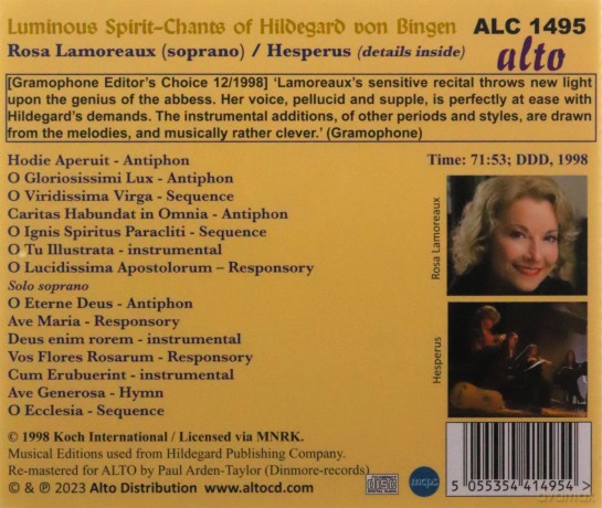 Chants Of Hildegard Von Bingen [CD]
